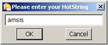 input box