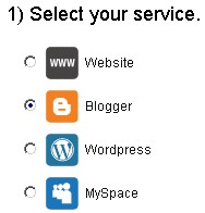 Blog service