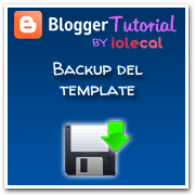 backup del template