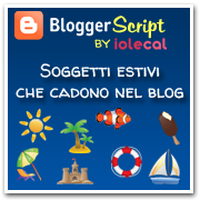 Soggetti estivi che cadono nel blog