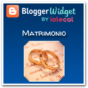 Widget matrimonio