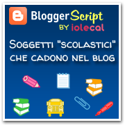 Soggetti "scolastici" che cadono nel blog