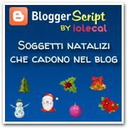 Soggetti natalizi che cadono nel blog