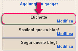 Gadget della sidebar