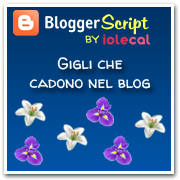 Gigli che cadono nel blog