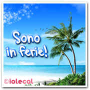 Sono in ferie