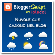 Nuvole che cadono nel blog