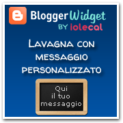 Lavagna con messaggio