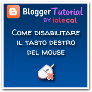 disabilitare tasto destro