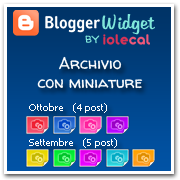 archivio con miniature