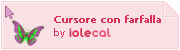 Cursore con farfalla
