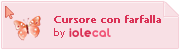 Cursore con farfalla