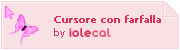 Cursore con farfalla