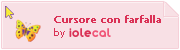 Cursore con farfalla