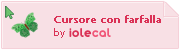 Cursore con farfalla