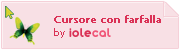 Cursore con farfalla