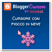 cursore fiocco di neve