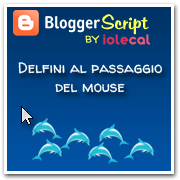 Delfini al passaggio del mouse