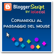 Coriandoli al passaggio del mouse