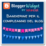 Bandierine per il compleanno del blog by Iole