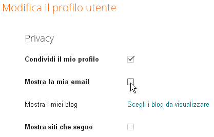 mostra email