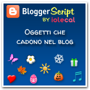 oggetti che cadono nel blog